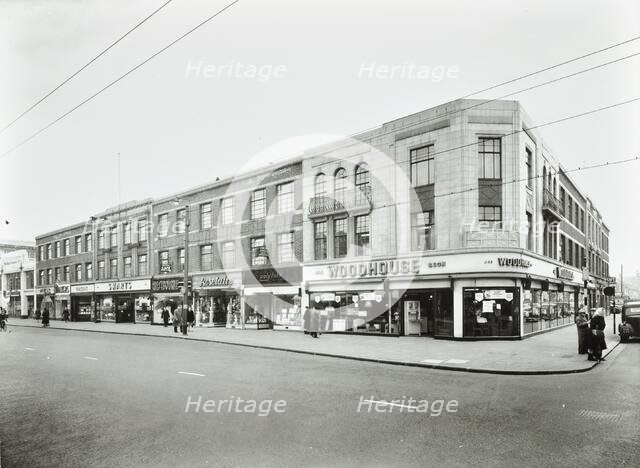 128-138 High Road, Ilford, Redbridge, London: front elevations, 1955. Creator: Unknown.