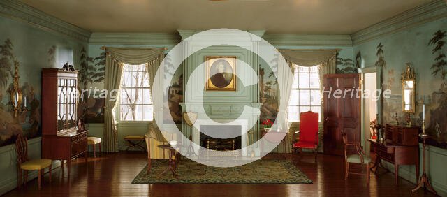 A9: Massachusetts Parlor, 1818, United States, c. 1940. Creator: Narcissa Niblack Thorne.