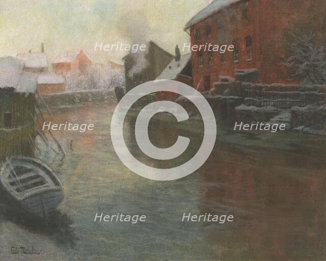 Winter at Akerselva, c1897. Creator: Frits Thaulow.