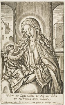 The Virgin and Child, n.d. Creator: Jan Wierix.