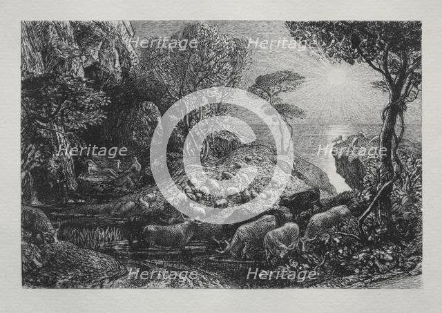 Moeris and Galatea, 1883. Creator: Samuel Palmer (British, 1805-1881).