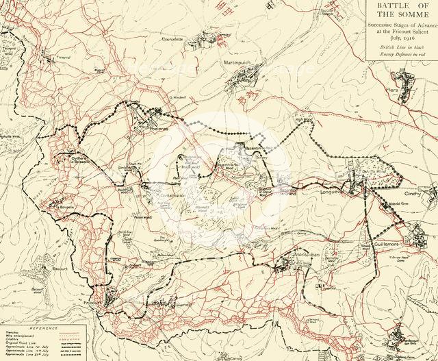 'Battle of the Somme', First World War, July 1916, (c1920). Creator: Unknown.