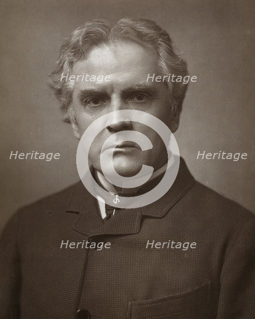 Hermann Vezin, American actor, teacher of elocution and writer, 1883. Artist: St James's Photographic Co