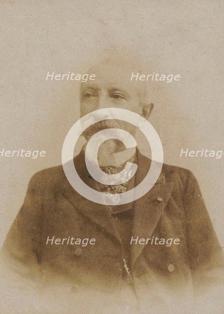 Portrait of the Composer Adam Münchheimer (1830-1904), c. 1890. Creator: Münchheimer, Adam junior (1861-1900).