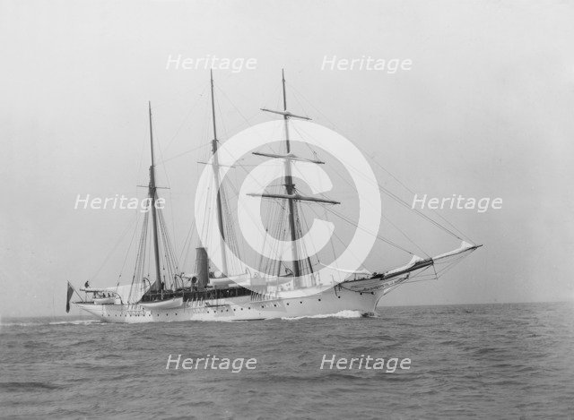 The steam yacht 'Norseman'. Creator: Kirk & Sons of Cowes.