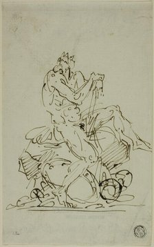 Neptune, 18th century. Creators: Unknown, Guido Reni.
