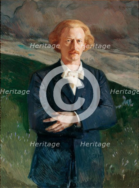 Portrait of the composer Ignacy Jan Paderewski (1860-1941), 1907. Creator: Giron, Charles (1850-1914).
