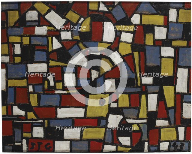 Arte constructivo, 1943. Creator: Torres-García, Joaquín (1874-1949).