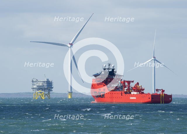 Westermost Rough Wind Farm, 2015. Creator: Alun Bull.