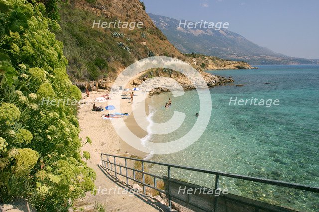 Agios Thomas Beach, Kefalonia, Greece.