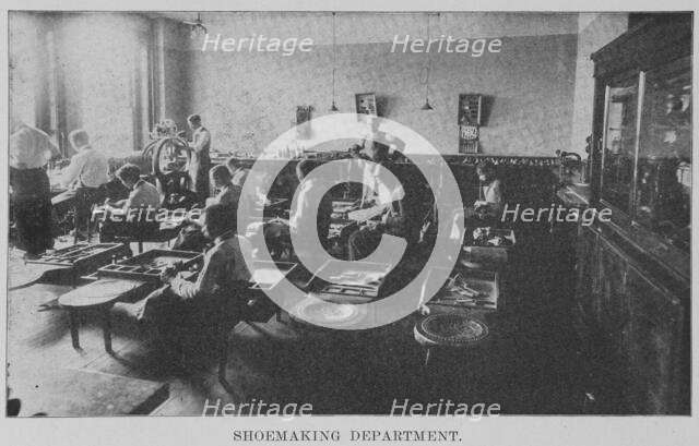 Shoemaking Department, 1915. Creator: Unknown.