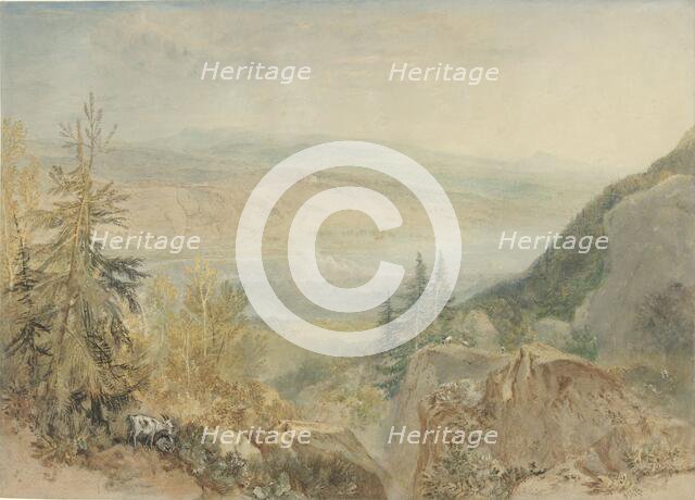 View of Farnley Hall in Yorkshire, 1808-1825. Creator: JMW Turner.