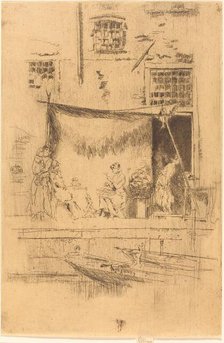 Fruit-Stall, 1880. Creator: James Abbott McNeill Whistler.