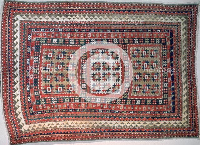 Cossack rug, Bordjalou district, Caucasus. Artist: Unknown