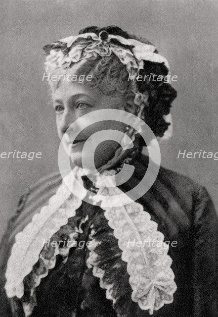 Ethelie Madeleine Brohan, French actress, 1885. Artist: Unknown