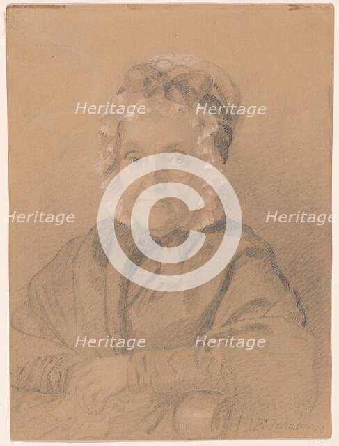 Portrait of Mrs. Jeremiah Chandler, 1847. Creator: Eastman Johnson.