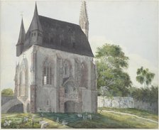 The Totenkapelle in Kiedrich, ca 1814. Creator: Fohr, Carl Philipp (1795-1818).