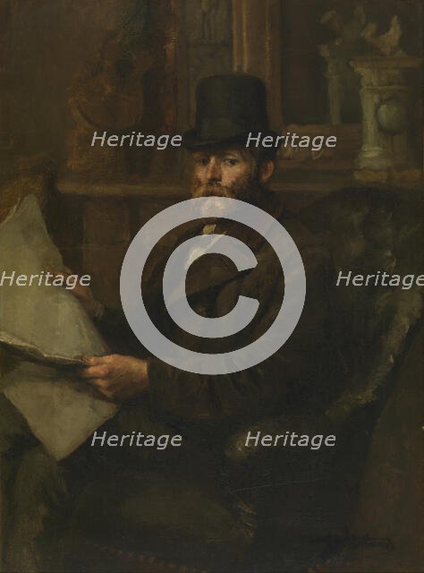 The Sculptor Robert Fabri, c1890s. Creator: Jan Stobbaerts.