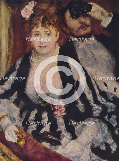 La Loge (The Theatre Box), 1874, (1938). Artist: Pierre-Auguste Renoir