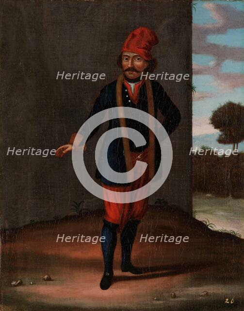 Man from the Island of Kithnos (Thermia), 1700-1737. Creator: Workshop of Jean Baptiste Vanmour.