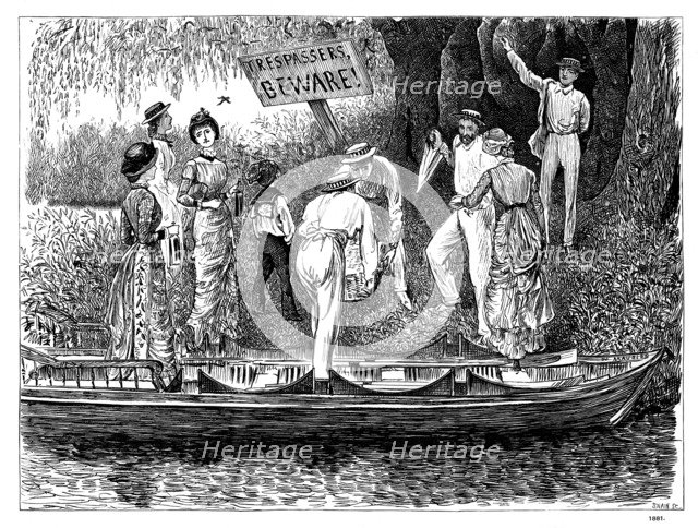 'The Terrors of the Law', 1881 (1891).  Artist: George du Maurier