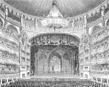 English theatricals at Paris - the Salle Ventador, 1844. Creator: Unknown.
