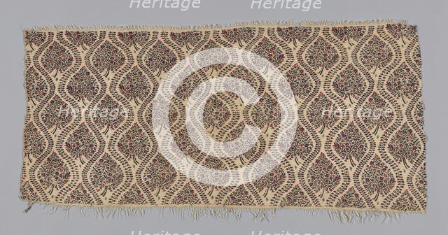 Shawl Fragment, India, c. 1815. Creator: Unknown.