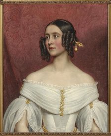 Princess Adelgunde of Bavaria (1823-1914) as Bride, 1842. Creator: Stieler, Joseph Karl (1781-1858).