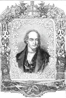 Portrait of the Right Hon. Michael Gibbs, Lord Mayor, 1844. Creator: Henry Anelay.