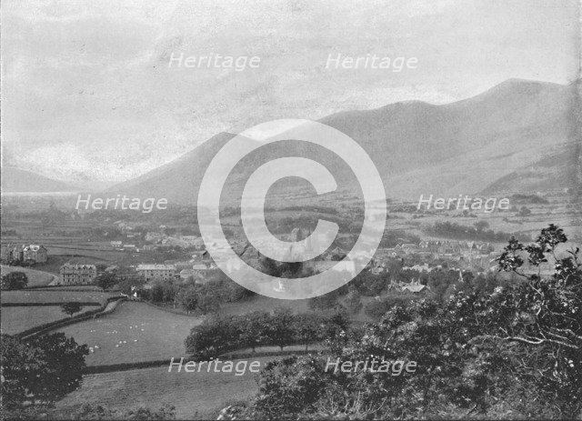 'Keswick, from Castle Head Hill', c1896. Artist: Green Brothers.