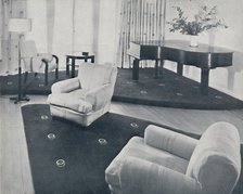 'A lounge, designed and carried out by Ian Henderson & Co., London', 1935. Artist: Unknown.