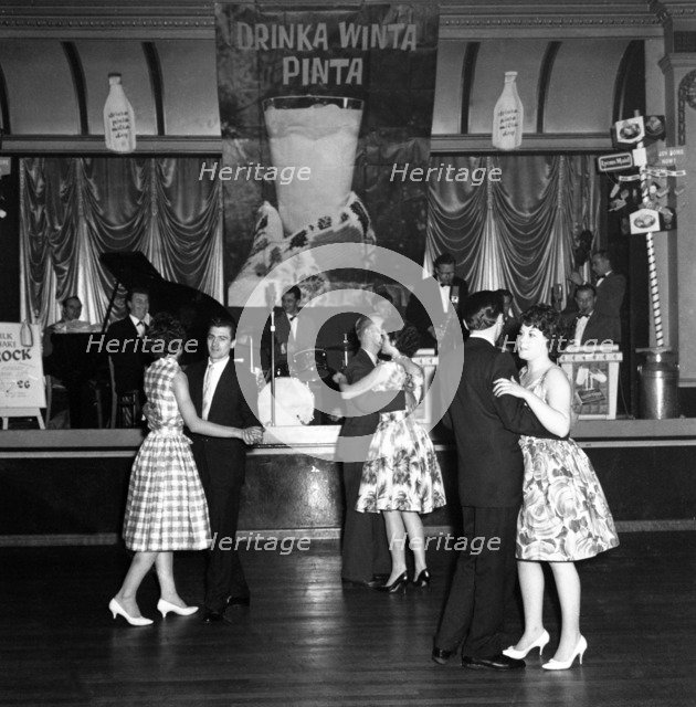 Lyons Maid Drinka Winta Pinta promotional dance, Mexborough, South Yorkshire, 1960.  Artist: Michael Walters.