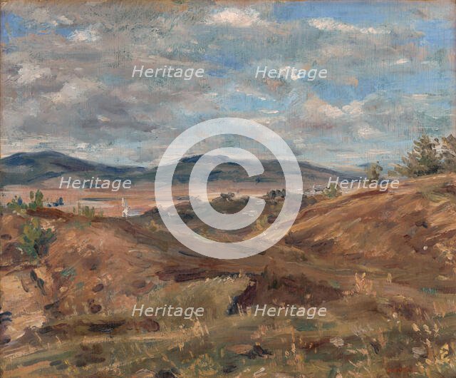 Landscape near Levice, 1928-1938.  Creator: Bohuslav Kozák.