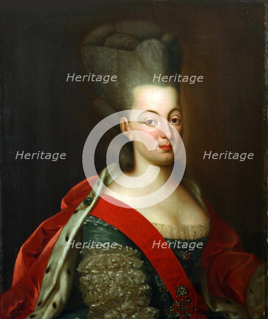 Portrait of Queen Maria I of Portugal (1734-1816), after 1777. Creator: Anonymous.