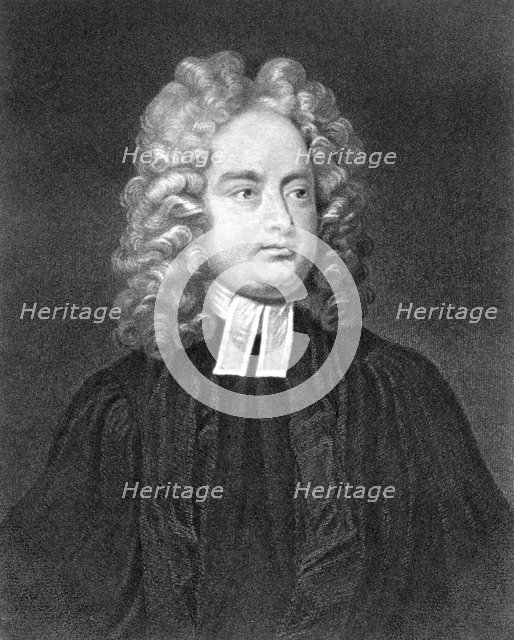 Jonathan Swift, Anglo-Irish satirist, poet and cleric. Artist: Unknown