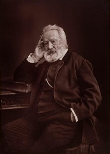 Portrait of Victor Hugo (1802-1885), 1878. Creator: Nadar, Gaspard-Félix (1820-1910).