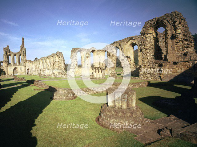 Byland Abbey, 12th century. Artist: Unknown