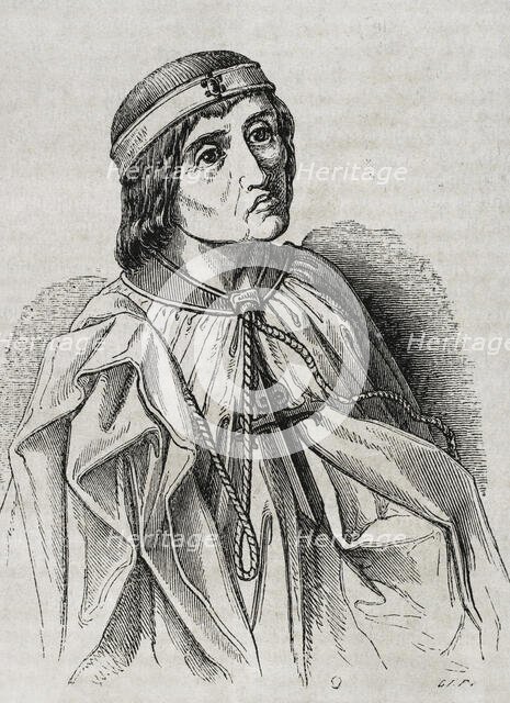 Alvaro de Luna, (1390-1453), Castilian nobleman of the House of Luna, 1852.  Creator: Unknown.