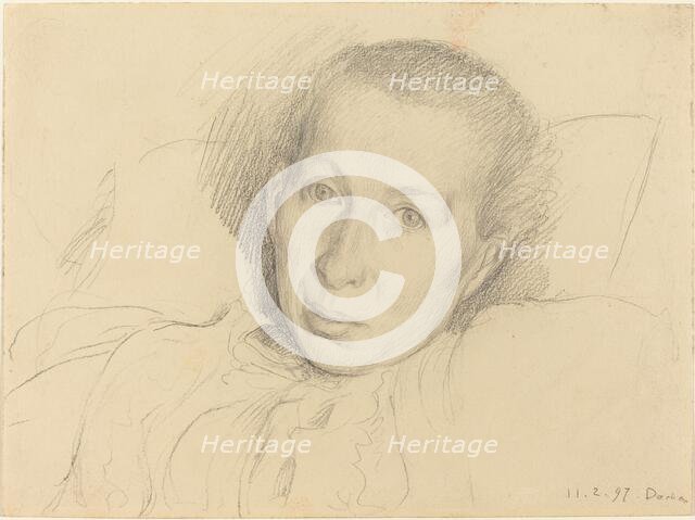 The Artist's Sister, Marie von Kalckreuth, 1897. Creator: Leopold Kalckreuth.