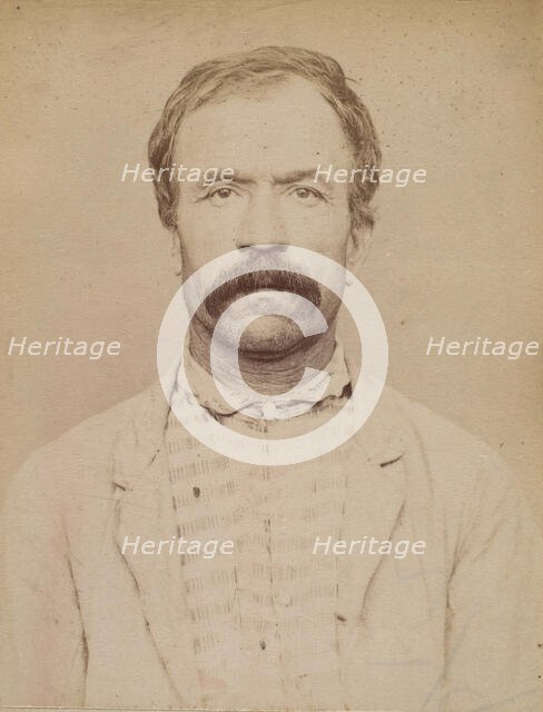 Galau (ou Gallot). Louis. 53 ans, né à Meriziès (Tarn). Charron. Anarchiste. 21/8/93., 1893. Creator: Alphonse Bertillon.