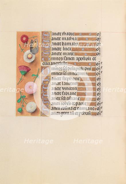 Hours of Queen Isabella the Catholic, Queen of Spain: Fol. 211v, c. 1500. Creator: Master of the First Prayerbook of Maximillian (Flemish, c. 1444-1519); Associates, and.