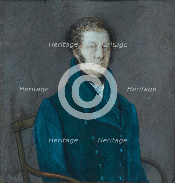 Portrait of Alexey Gavrilovich Popov (1760-1857), Second quarter of the 19th cen. Artist: Anonymous  