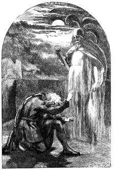 Scene from Shakespeare's Hamlet, 19th century. Artist: Unknown