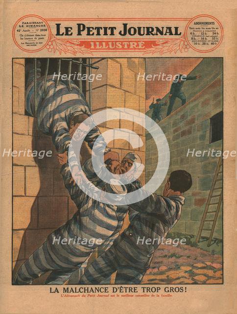 The misfortune of being too fat, 1931. Creator: Unknown.