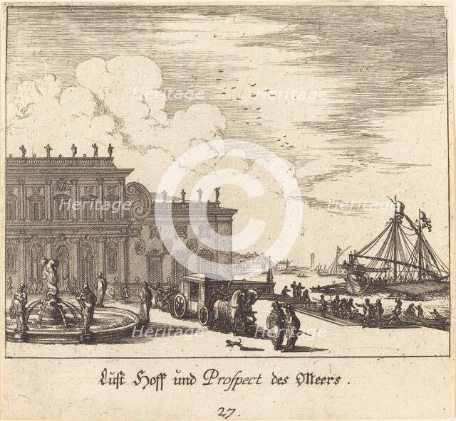 View of Meers, 1681. Creator: Melchior Küsel.