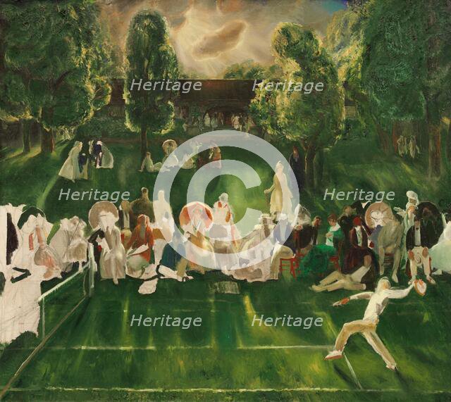 Tennis Tournament, 1920. Creator: George Wesley Bellows.
