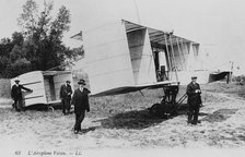 Voisin biplane, 1910. Artist: Unknown