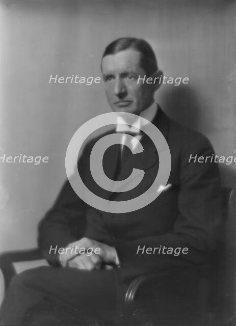 Dr. F.S. Walker, portrait photograph, 1918 Oct. 9. Creator: Arnold Genthe.