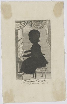 William Crotch (1775-1847) as Child, ca 1778. Creator: Anonymous.