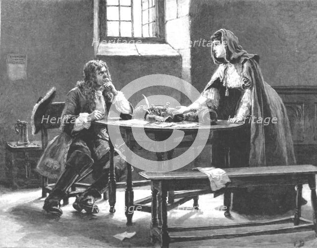 ''"Urith: A Tale of Dartmoor", By S. Baring Gould, M. A.; "I am come with five hundred guineas in go Creator: Frank Dadd.